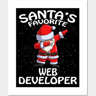 Santas Favorite Web Developer Christmas Posters and Art